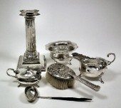 A George V silver candlestick of 3976fa