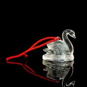 WATERFORD ORNAMENT, SEVEN SWANS 107429Crystal