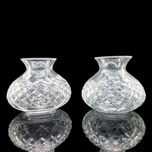 2PC WATERFORD CUT CRYSTAL LISMORE 3960f2