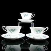 6PC SHELLEY ENGLAND CUP AND SAUCER,