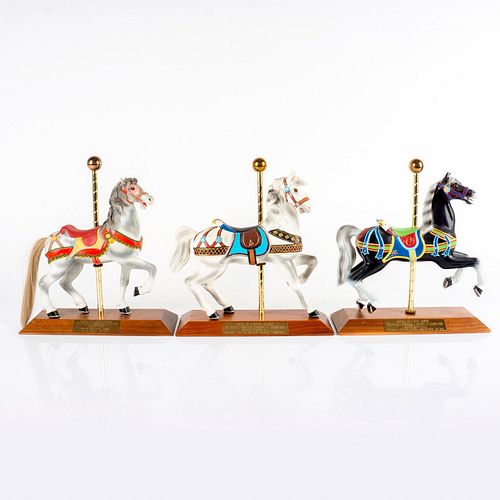 3PC PJ S CAROUSEL COLLECTION HORSE 396cef