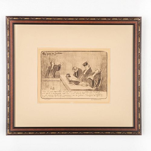 HONORE DAUMIER LITHOGRAPH PRINT  39990b