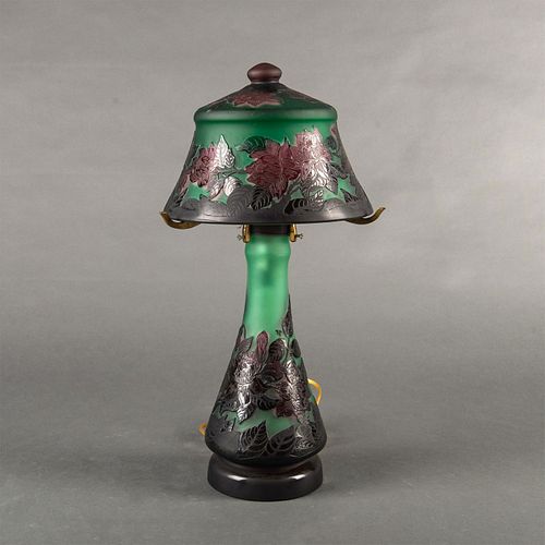 EMILE GALLE CAMEO GLASS FLORAL 3999ba