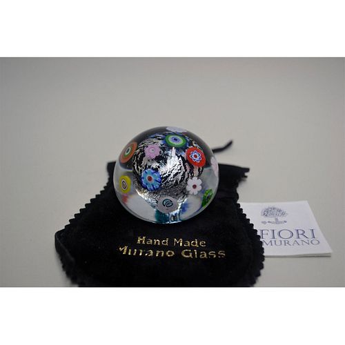 MURANO GLASS PAPERWEIGHT MULTI COLOR 399fe9