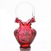 FENTON GLASS LEGACY COLLECTION CRANBERRY