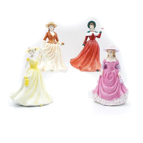 4 ROYAL DOULTON LADY FIGURINES  39a2be