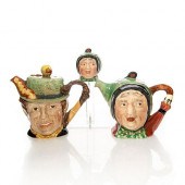 3 BESWICK DICKENS CHARACTER TEAPOTS