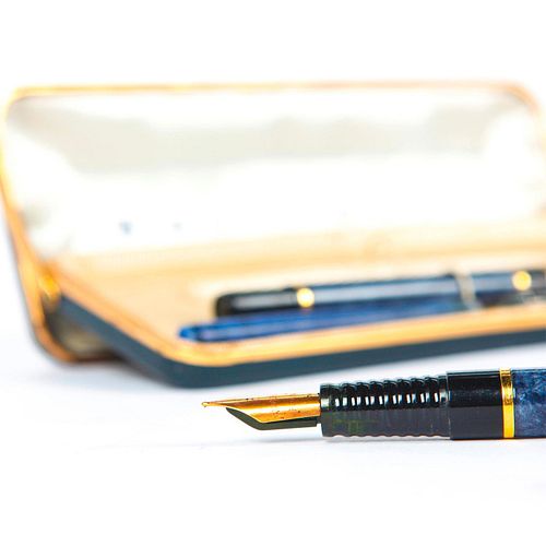 WATERMAN 2 PEN SET FOUNTAIN AND 39a46c