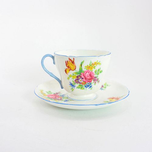 SHELLEY FINE BONE CHINA CUP AND 398814