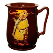 ROYAL DOULTON WHISKEY PITCHER WITH SCENE