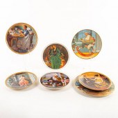 7 NORMAN ROCKWELL COLLECTIBLE CERAMIC