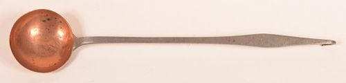 COPPER BOWL LADLE ATTRIBUTED TO 39c039
