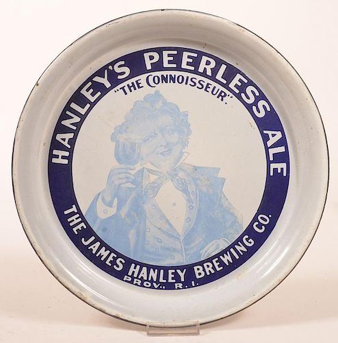 HANLEY S PEERLESS ALE PORCELAIN 39c108
