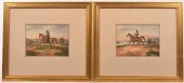 TWO UNSIGNED AUGUSTUS KOLLNER WATERCOLORS.Two
