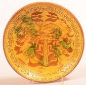 STAHL REDWARE SGRAFFITO DECORATED 39cae6