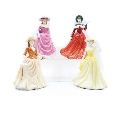 4 ROYAL DOULTON LADY FIGURINES  39ae8d
