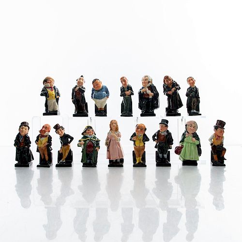 16 ROYAL DOULTON FIGURINES DICKENS 39aede