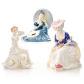 3 DOULTON FIGURES SUMMERS DAY, PENSIVE