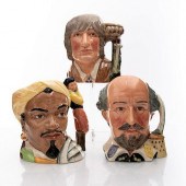 3 LG CHARACTER JUGS, SHAKESPEAREAN COLLECTIONWilliam