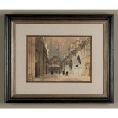 VICTORIAN ENGRAVED PRINT, THE GUILDHALL,