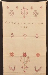 1852 CROSS STITCH SHOW TOWEL BY CATARINA