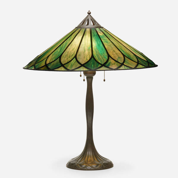 Handel Table lamp c 1908 leaded 39e563