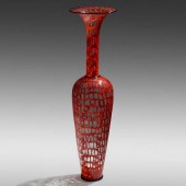 Dante Marioni Red Mosaic vase  39e6c0