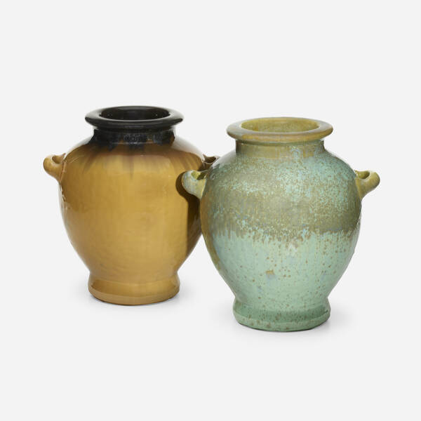 Fulper Pottery Vases set of two  39e8cb