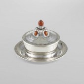 Georg Jensen. Butter dish and cover,