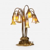 Tiffany Studios. Ten-light Lily Lamp.