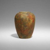 Markham Pottery. Reseau vase. c. 1910,