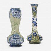 Moorcroft Pottery. Florian Ware vases