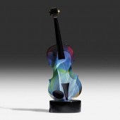 Dino Rosin. Violin. Chalcedony glass.