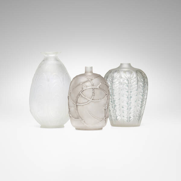 Ren Lalique Vases set of two  39d4ca