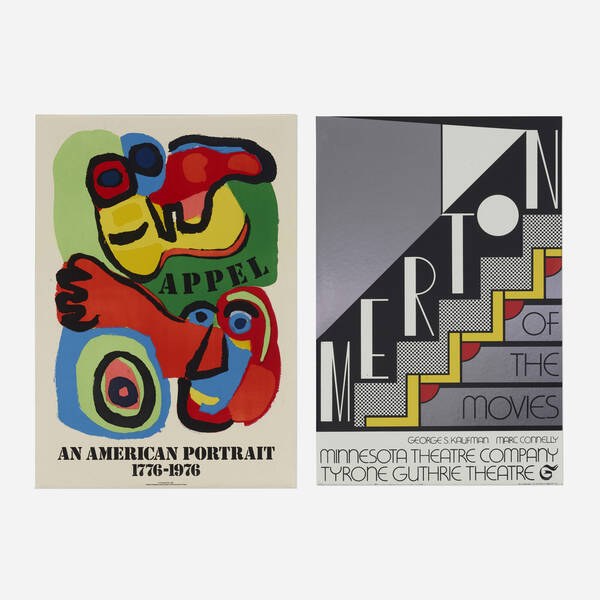 Karel Appel and Roy Lichtenstein.