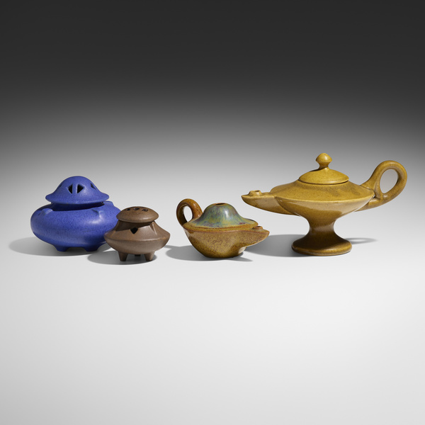 Fulper Pottery Collection of four 39e29b