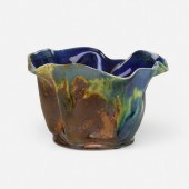 George Ohr. Vase. 1897-1900, glazed
