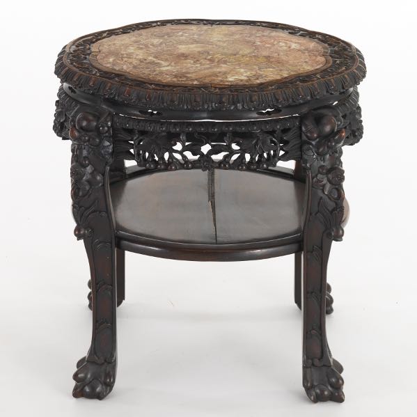CHINESE CARVED ROSEWOOD OCCASIONAL 3a0cc5