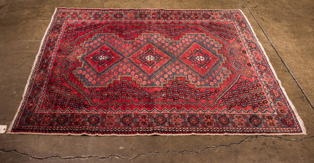 SOUTHWEST PERSIAN RED GROUND CARPET 3a0ff3