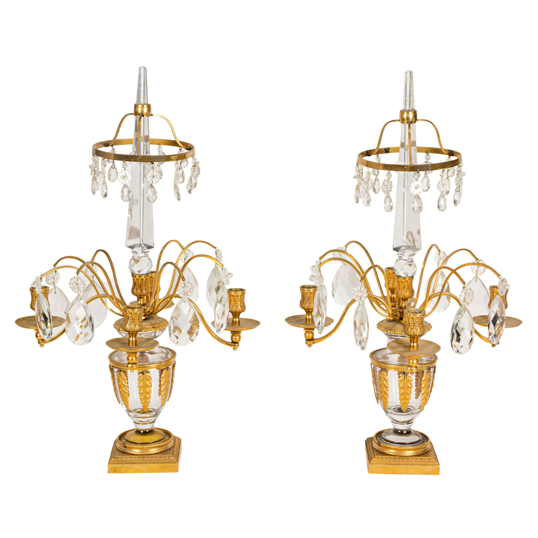 A PAIR OF NEOCLASSICAL STYLE GILT 3a1307