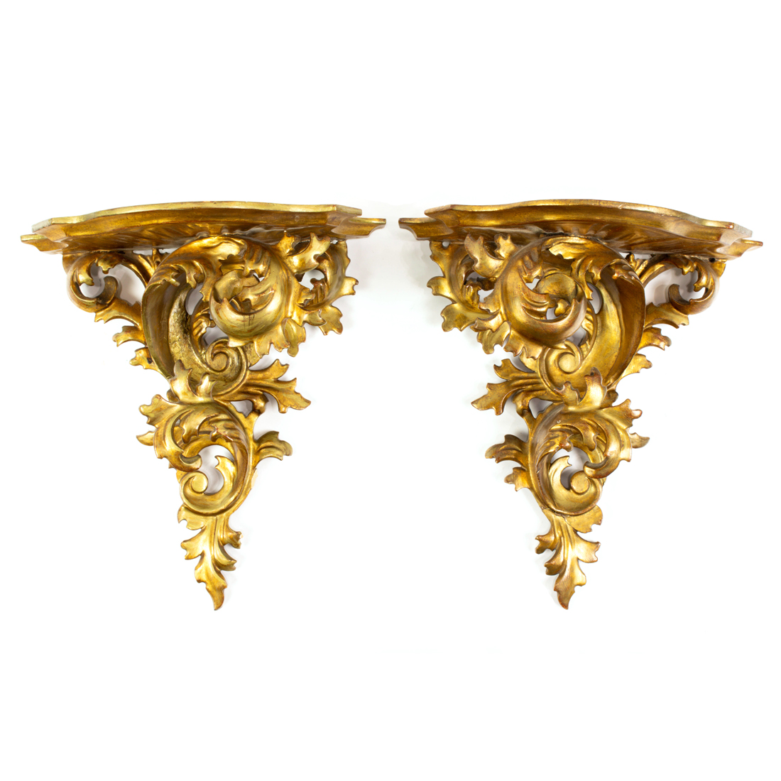PAIR OF ITALIAN GILTWOOD AND GESSO 3a1a96