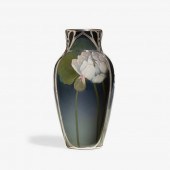 Olga Reed Iris Glaze vase with 3a0017