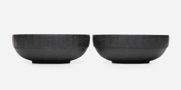Keith Murray. Black Basalt bowls,