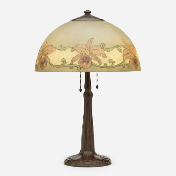 Handel table lamp with orchids  3a055f