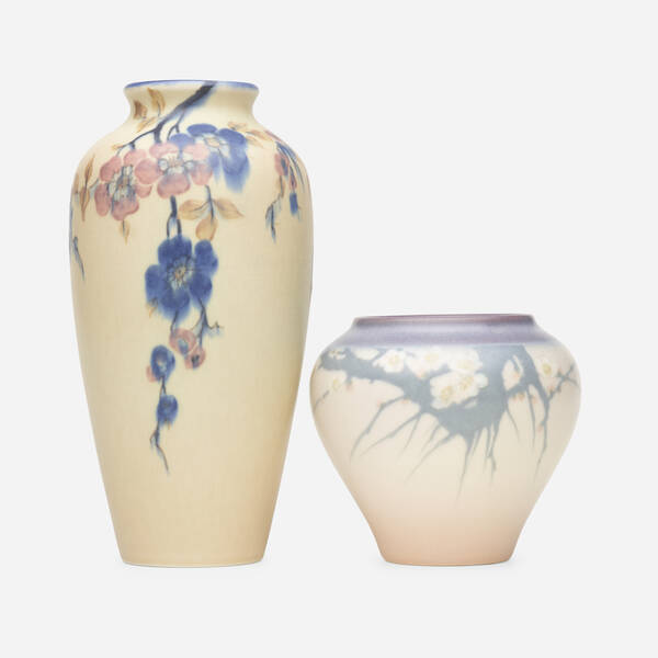 Rookwood Pottery Vellum vases  3a06cb
