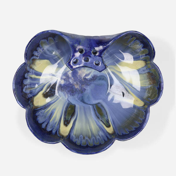 Fulper Pottery flower frog center 3a073e
