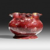 George E. Ohr. vase. 1897-1900, glazed