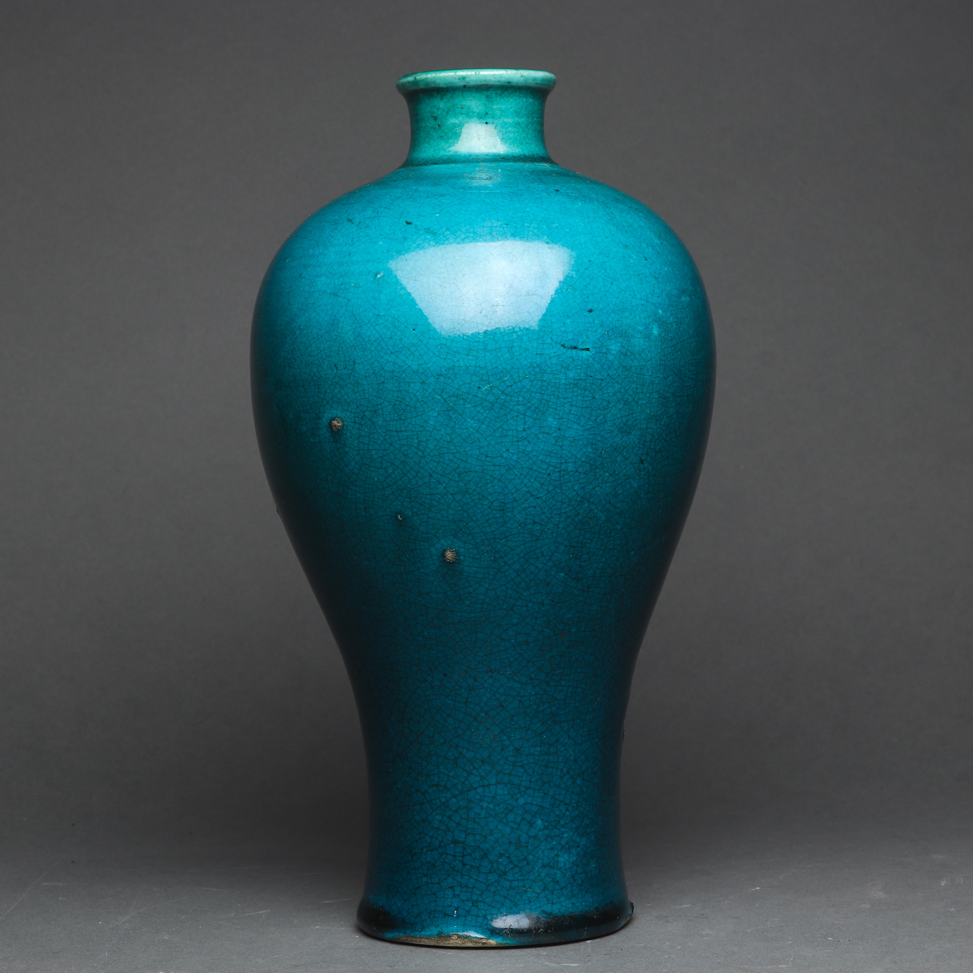 CHINESE TURQUOISE CRACKLE GLAZED 3a3554