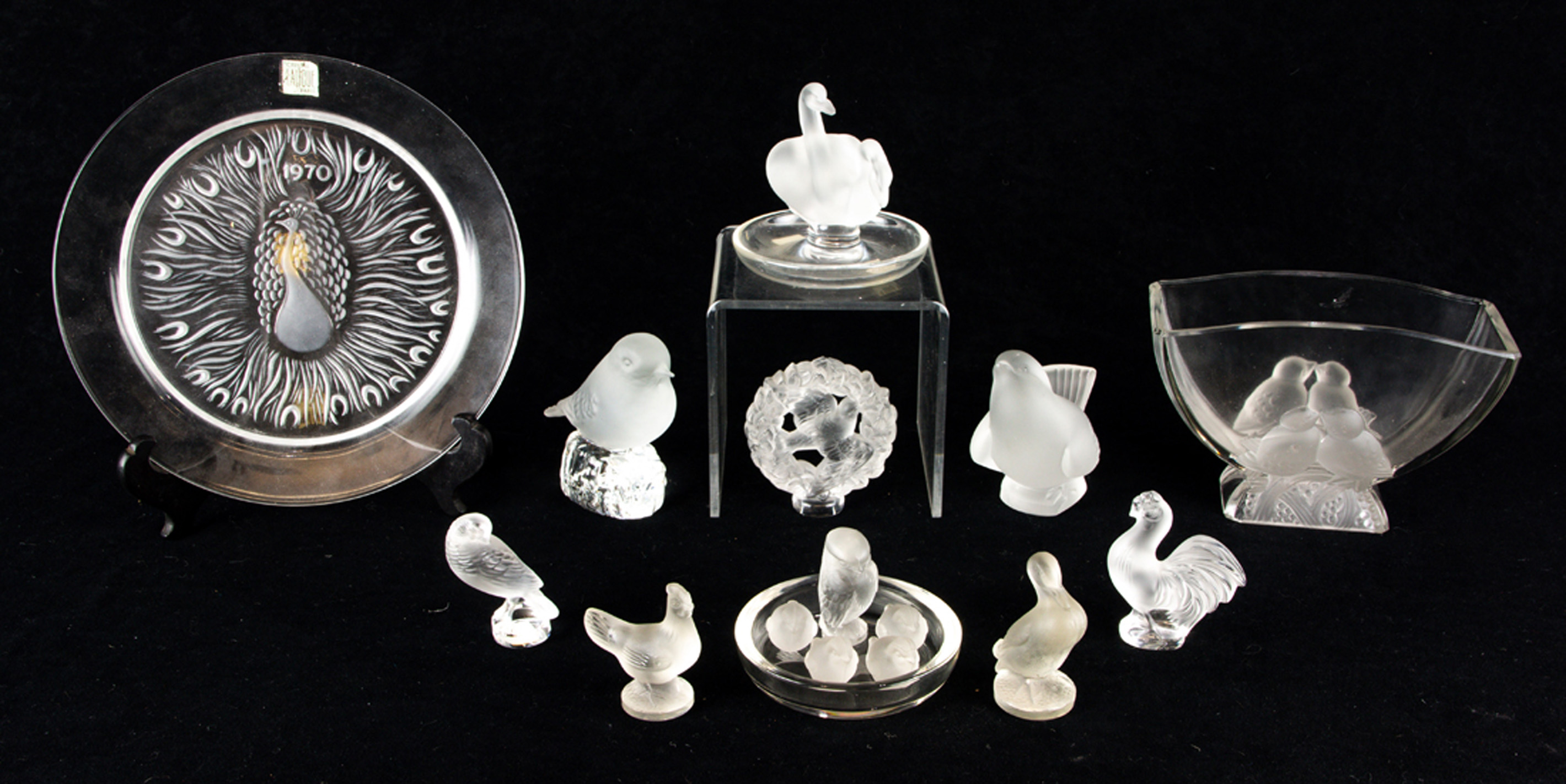  LOT OF 16 LALIQUE AND LALIQUE 3a3668