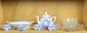 (LOT OF 15) CHINA AND GLASS DISHES,